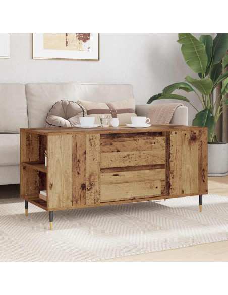 Tavolino da salotto Legno vecchio 102 x 44.5 x 50 cm