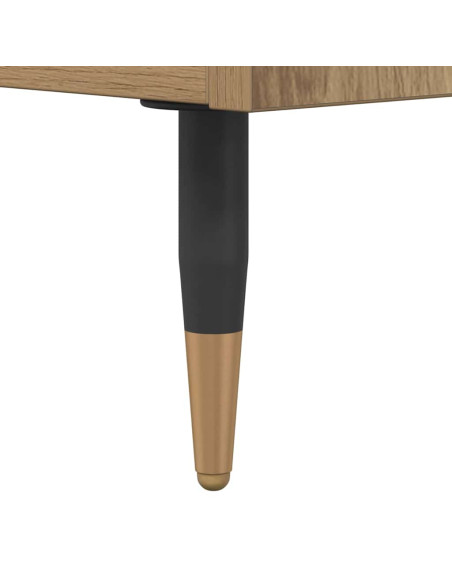 Tavolino da salotto rovere artigianale 102 x 44.5 x 50 cm