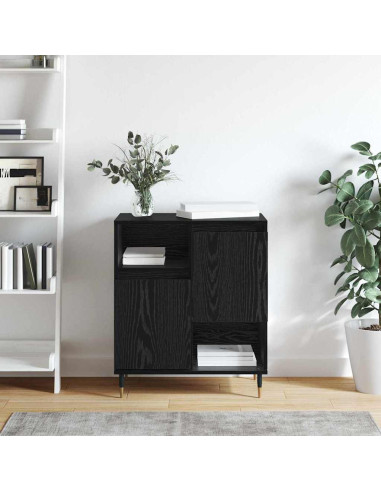 Credenza Rovere Nero 60 x 35 x 70 cm
