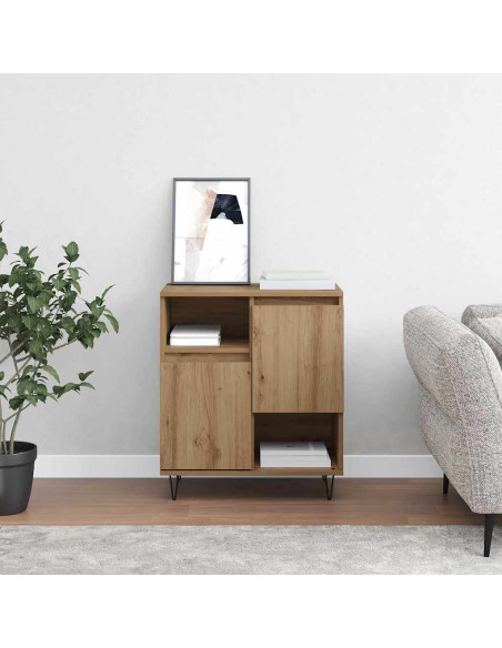 Credenza rovere artigianale 60 x 35 x 70 cm Legno multistrato