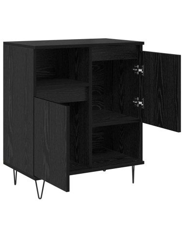 Credenza Rovere Nero 60 x 35 x 70 cm