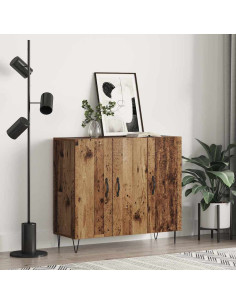 Credenza Legno vecchio 90 x 32,5 x 80 cm Legno multistrato 2