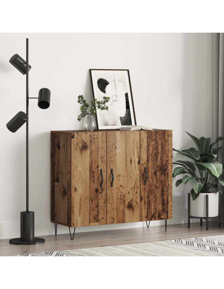 Credenza Legno vecchio 90 x 32,5 x 80 cm Legno multistrato