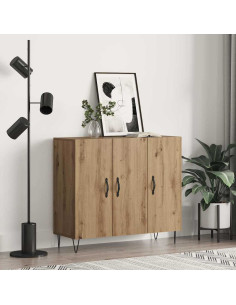 Credenza Rovere artigianale 90 x 32,5 x 80 cm Legno multistrato 2