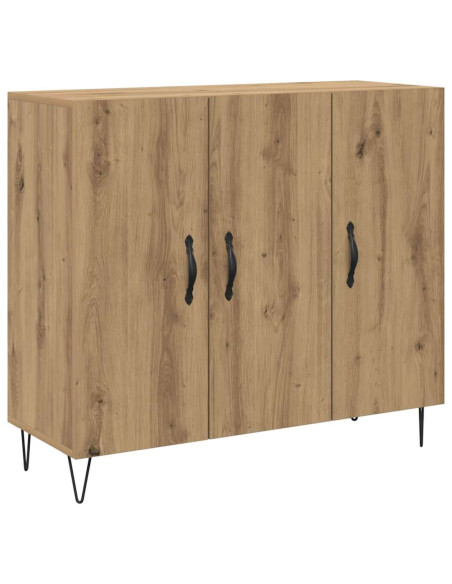 Credenza rovere artigianale 90 x 34 x 80 cm Legno multistrato