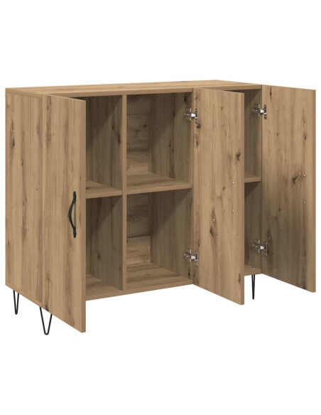 Credenza rovere artigianale 90 x 34 x 80 cm Legno multistrato
