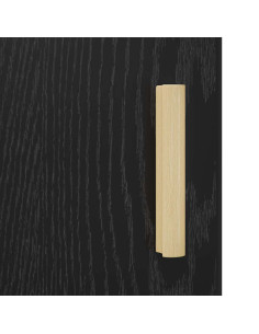 Credenza Rovere Nero 34,5 x 34 x 90 cm Legno multistrato 2