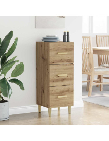 Credenza rovere artigianale 34.5 x 34 x 90 cm Legno multistrato