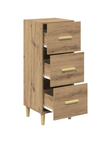 Credenza rovere artigianale 34.5 x 34 x 90 cm Legno multistrato