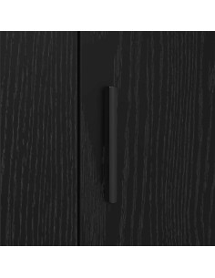 Credenza Rovere Nero 40 x 33 x 70 cm Legno multistrato 2