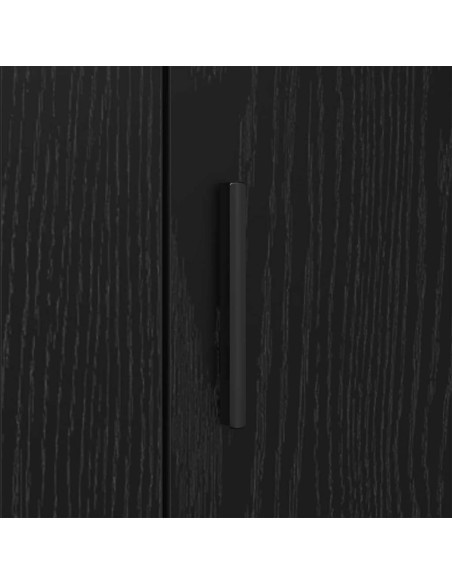 Credenza Rovere nero 40 x 33 x 70 cm Legno multistrato