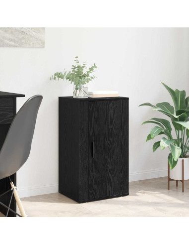 Credenza Rovere Nero 40 x 33 x 70 cm Legno multistrato