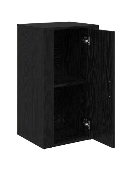 Credenza Rovere nero 40 x 33 x 70 cm Legno multistrato