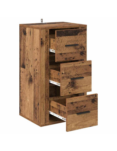 Credenza Legno vecchio 40 x 33 x 70 cm Legno multistrato