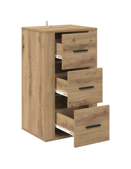 Credenza rovere artigianale 40 x 33 x 70 cm Legno multistrato