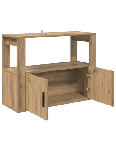 Credenza rovere artigianale 80 x 30 x 60 cm Legno multistrato