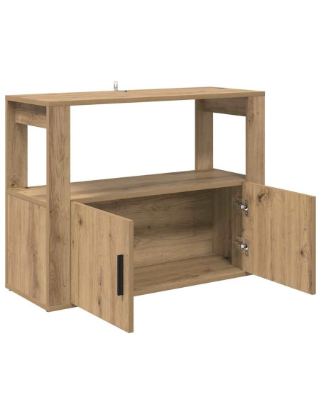 Credenza rovere artigianale 80 x 30 x 60 cm Legno multistrato
