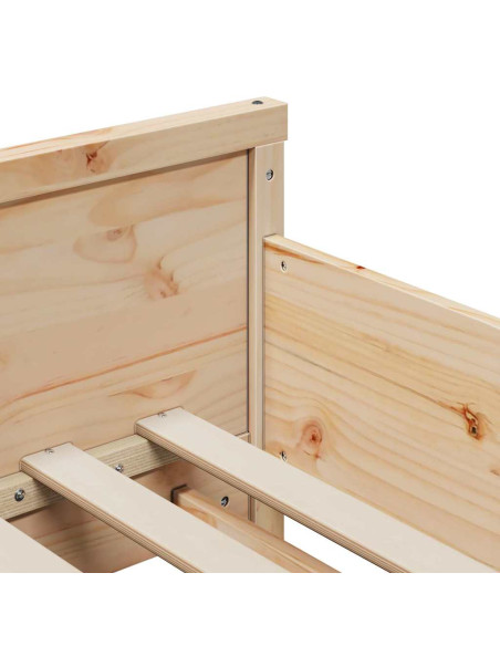 Struttura del letto Marrone 80 x 200 cm Legno multistrato