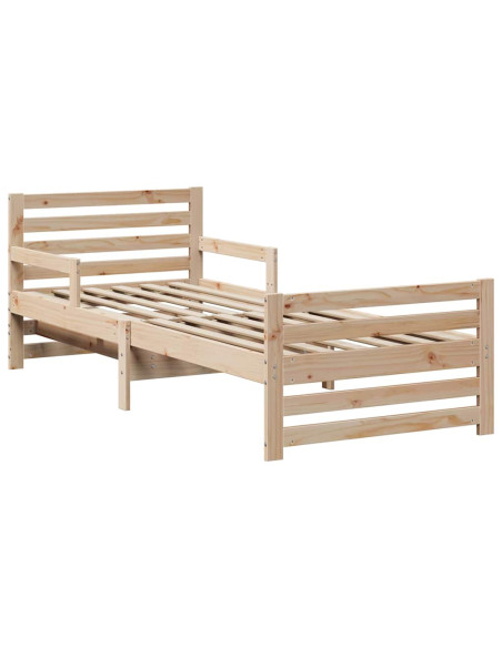 Letto Estensibile per Bambini Other Marrone 80 x 130 / 165 / 200 cm
