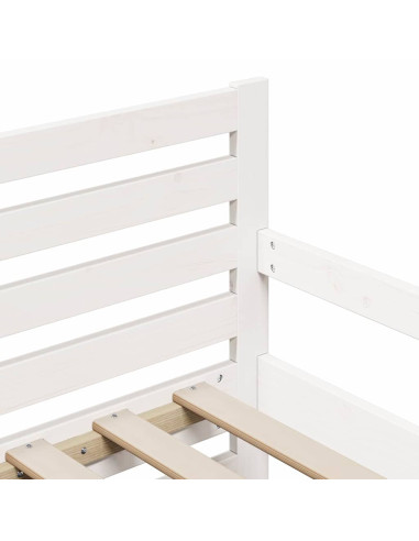 Struttura del letto Bianco 80 x 200 cm Legno multistrato