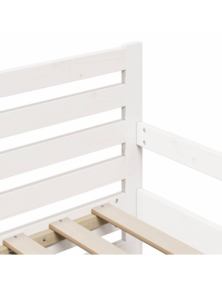 Struttura del letto Bianco 80 x 200 cm Legno multistrato
