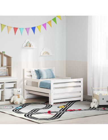 Struttura del letto Bianco 80 x 200 cm Legno multistrato