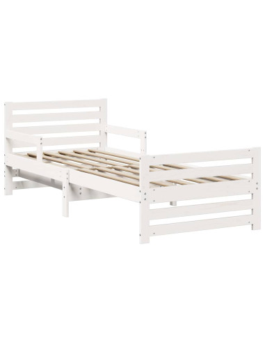Struttura del letto Bianco 80 x 200 cm Legno multistrato