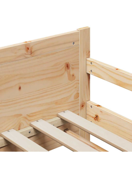 Struttura del letto Marrone 80 x 200 cm Legno multistrato