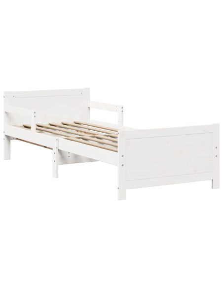 Struttura del letto Bianco 80 x 200 cm Legno multistrato