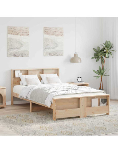 Struttura del letto Marrone 120 x 200 cm Legno multistrato