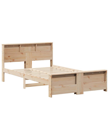 Struttura del letto Marrone 140 x 190 cm Legno multistrato