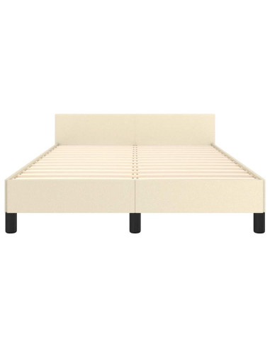 Giroletto senza Materasso Crema 120x190 cm Similpelle