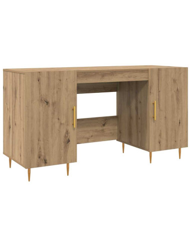 Scrivania rovere artigianale 140 x 50 x 75 cm Legno multistrato