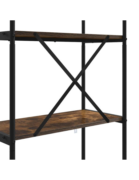 Libreria Rovere fumo 80 x 30 x 183 cm Legno multistrato