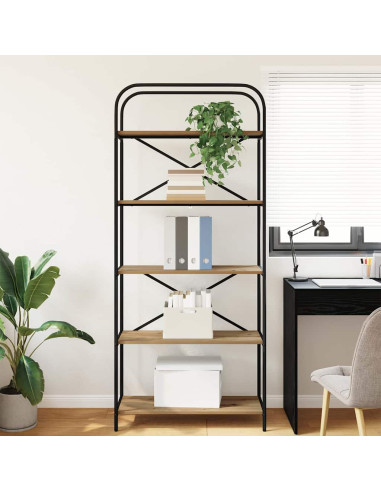 Libreria Rovere artigianale 80 x 30 x 183 cm Legno multistrato