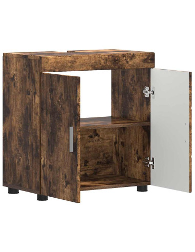 Set di Armadi da Bagno TULUM Rovere fumé 60 x 34 x 63 cm