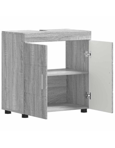 Set di Armadi da Bagno TULUM Grigio Sonoma 60 x 34 x 63 cm