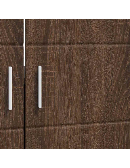 Mobile per lavabo da bagno Rovere marrone 60 x 34 x 63 cm