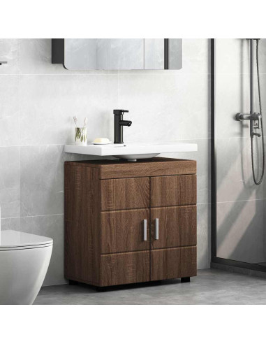 Set di Armadi da Bagno TULUM Rovere Marrone 60 x 34 x 63 cm