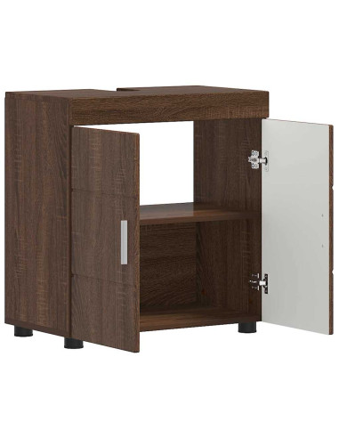 Set di Armadi da Bagno TULUM Rovere Marrone 60 x 34 x 63 cm