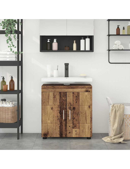 Set di Armadi da Bagno TULUM Legno vecchio 60 x 34 x 63 cm