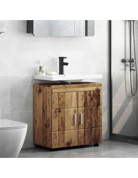 Set di Armadi da Bagno TULUM Legno vecchio 60 x 34 x 63 cm
