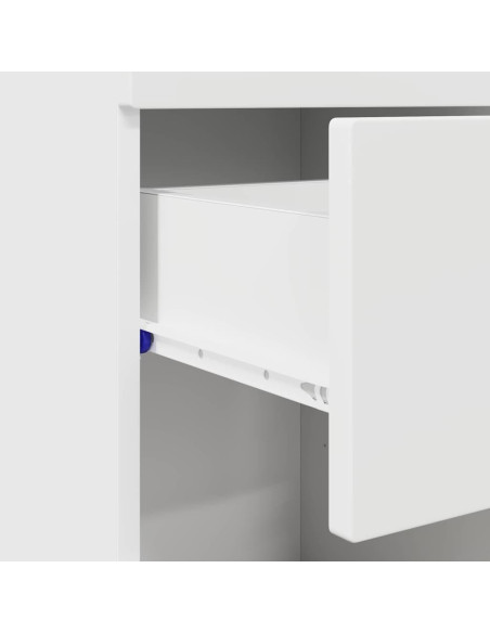 Mobile da Bagno Bianco 37 x 31.5 x 82 cm Legno multistrato
