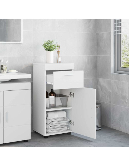Mobile da Bagno Bianco 37 x 31.5 x 82 cm Legno multistrato
