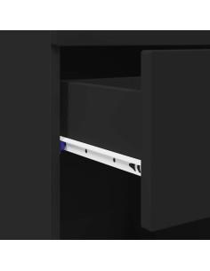 Set di Armadi da Bagno TULUM Nero 37 x 31,5 x 82 cm 2