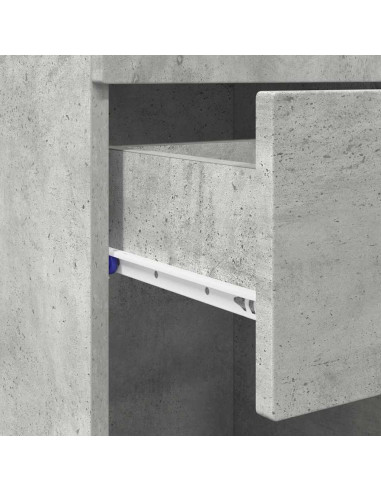 Set di Armadi da Bagno TULUM Grigio cemento 37 x 31,5 x 82 cm