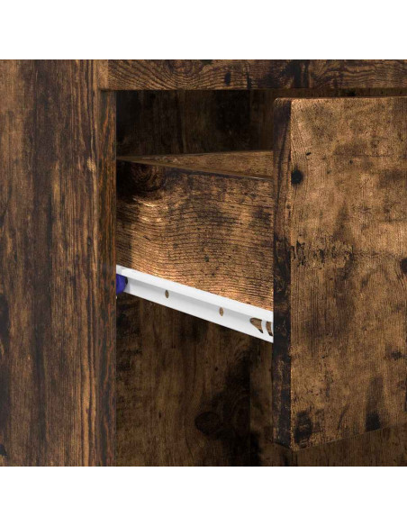 Mobile da Bagno Rovere fumo 37 x 31.5 x 82 cm Legno multistrato