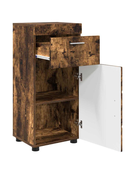 Mobile da Bagno Rovere fumo 37 x 31.5 x 82 cm Legno multistrato
