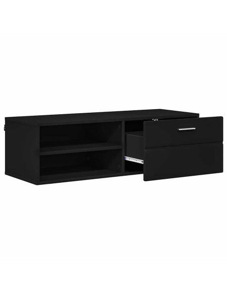 Mobile TV Nero 100.5 x 39 x 30 cm Legno multistrato
