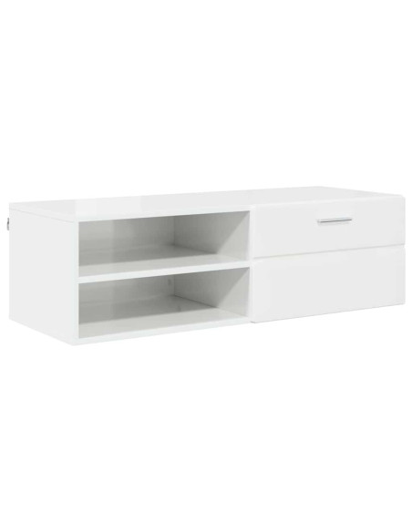 Mobile TV Grigio cemento 100.5 x 39 x 30 cm Legno multistrato